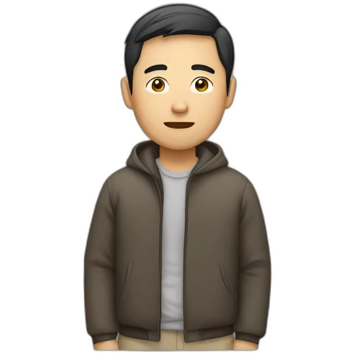asian-man-lazy emoji
