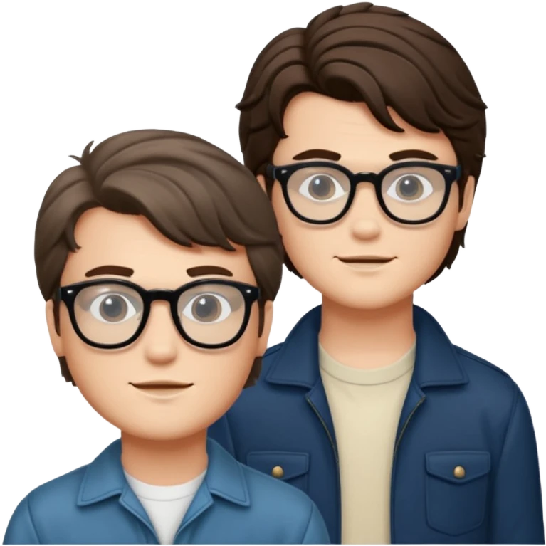 Billy hargrove and Steve harrington and mike in one Photo Wearing Glasses Looking cool and having Aura. emoji