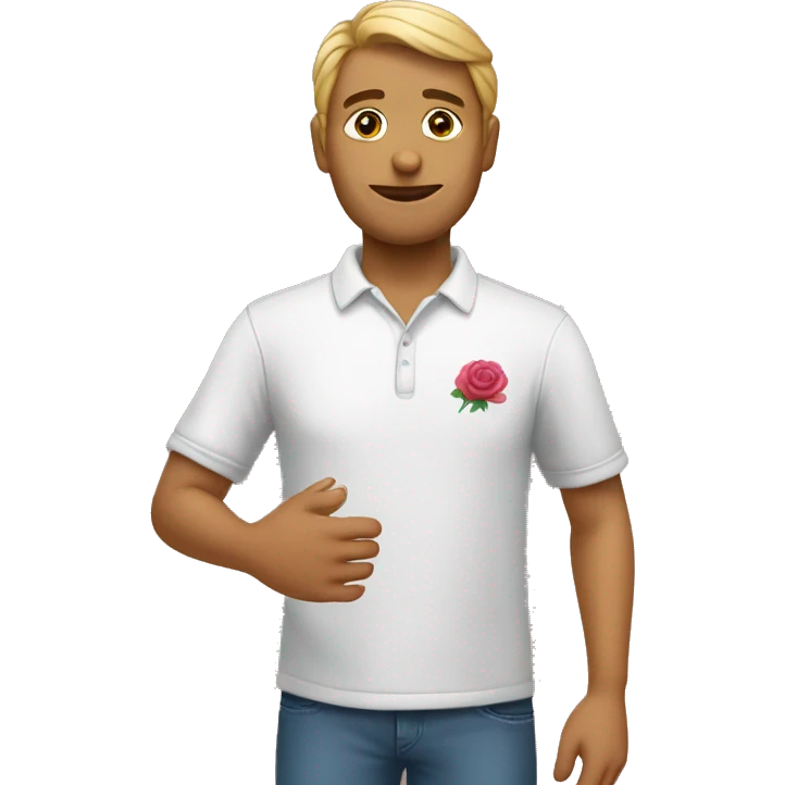 Un estómago humano rosado emoji