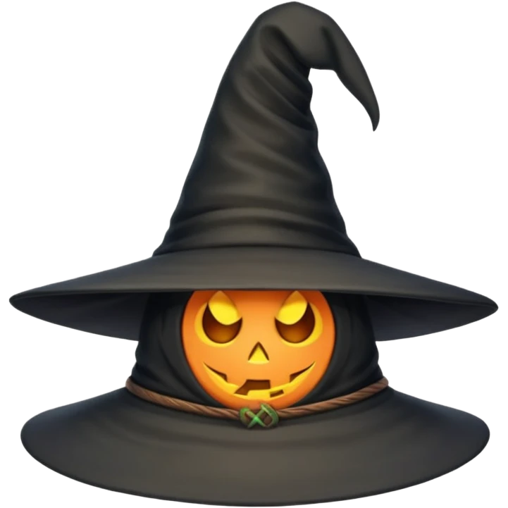 Chapéu de bruxa emoji