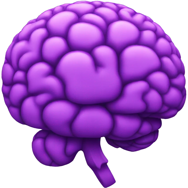purple brain emoji