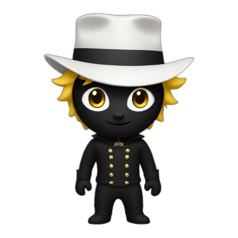 Chat noir et blanc  emoji