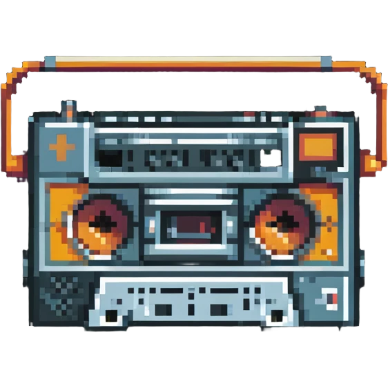 retro Sony Walkman cassette player emoji