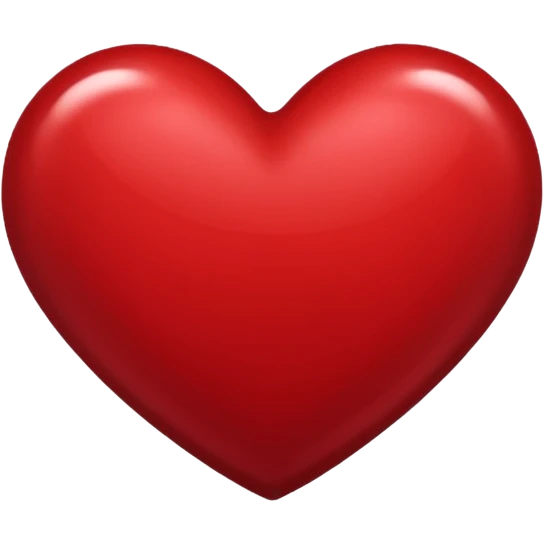 Dark red heart emoji