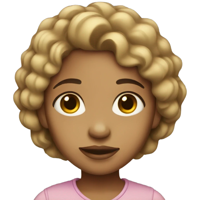 Light skin girl emoji