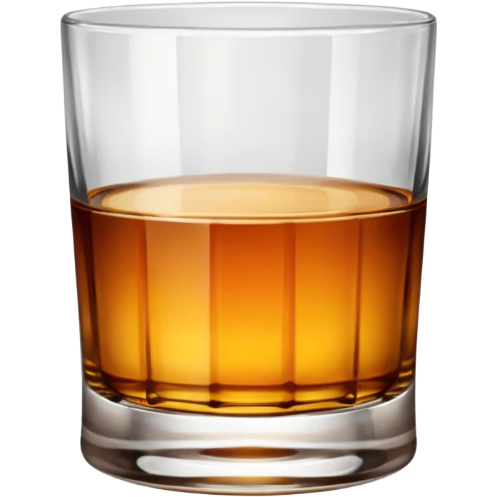 glass of whiskey, no splashes emoji
