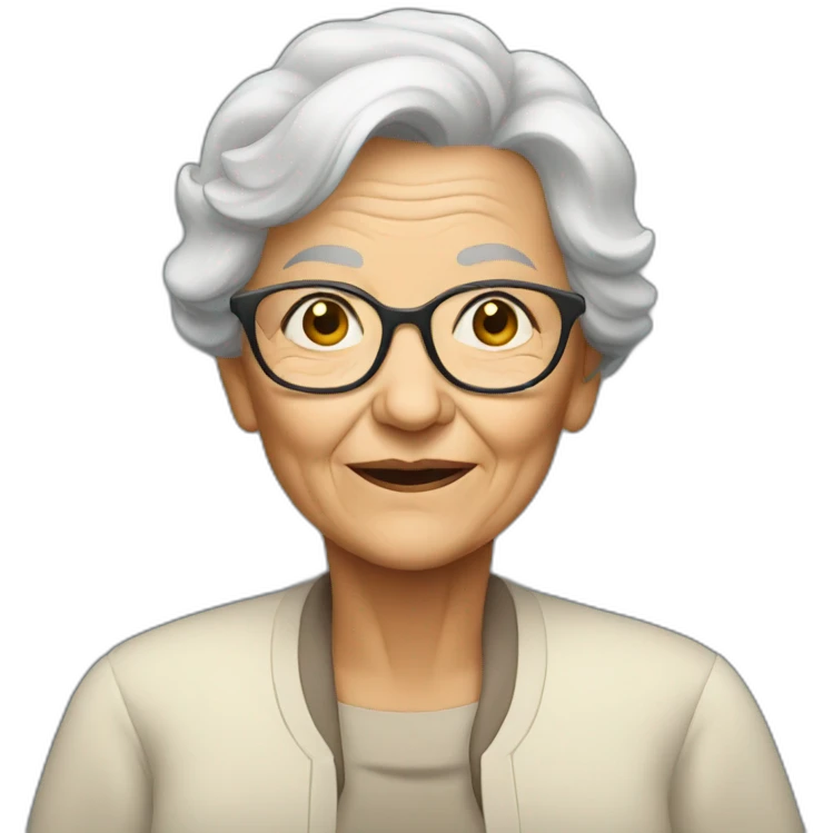 Old woman emoji
