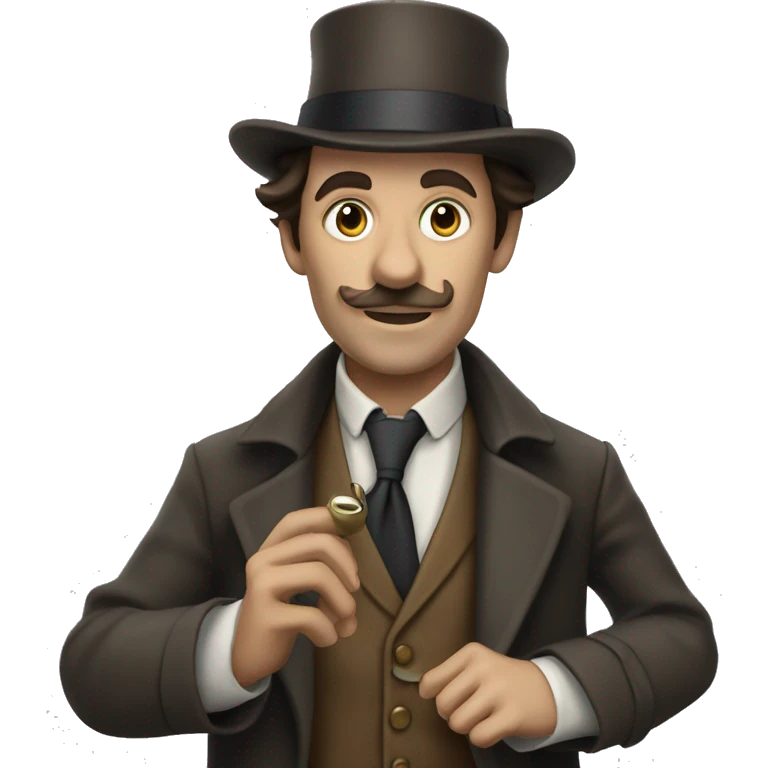 sherlock holmes with v for vendet emoji
