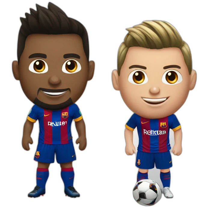 Ronaldo sur messi emoji
