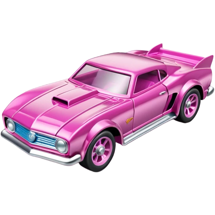 Машинка HotWheels розового цвета в классической упаковке HotWheels. emoji