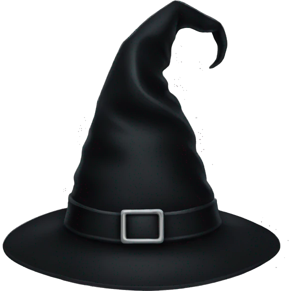  black witch hat emoji