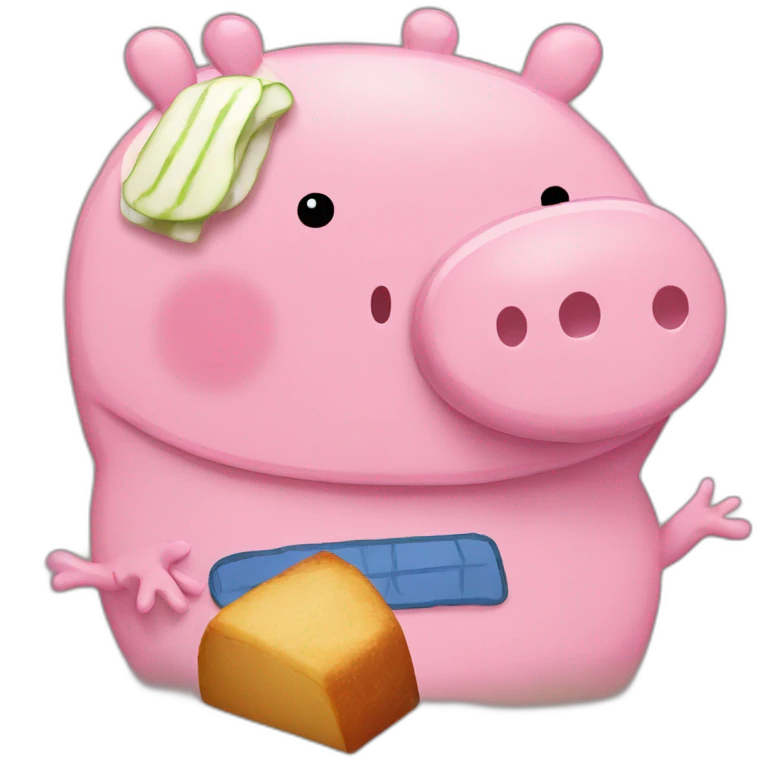 hungry peppa pig emoji