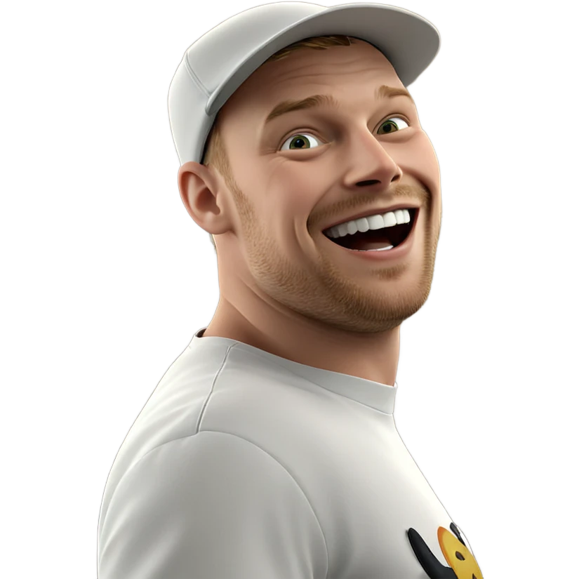 happy boy in white shirt emoji