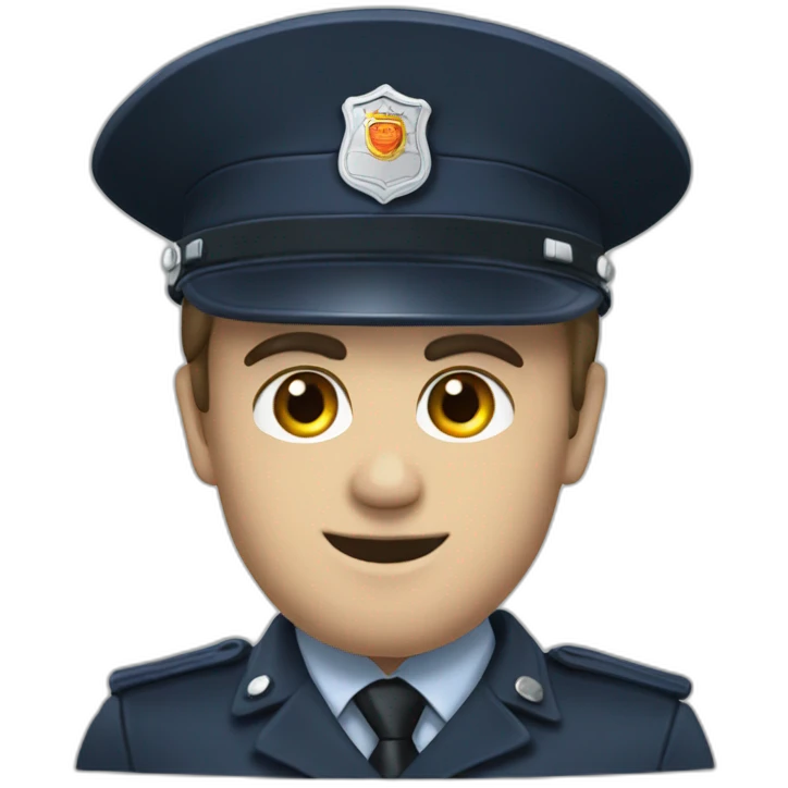 Macron camion police emoji