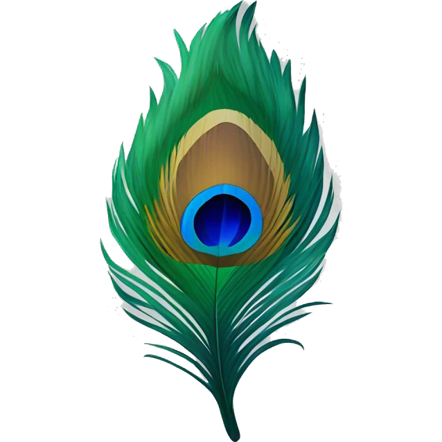 peacock feather emoji