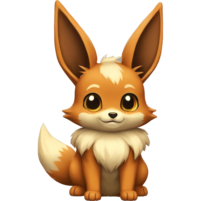 Eevee-Fox full body emoji