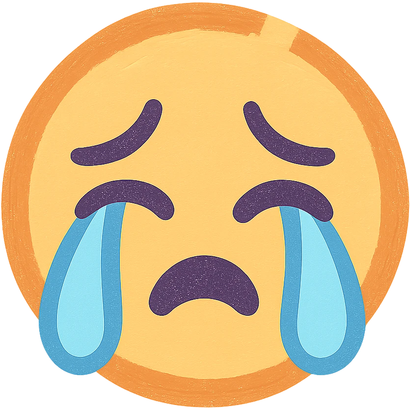 one eye twitching emoji