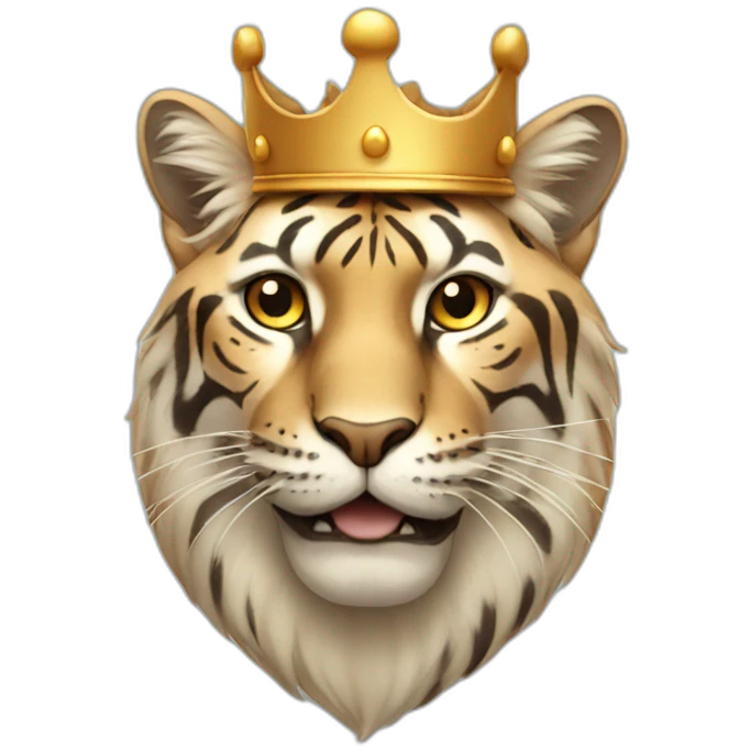 Sweet big king of cats emoji