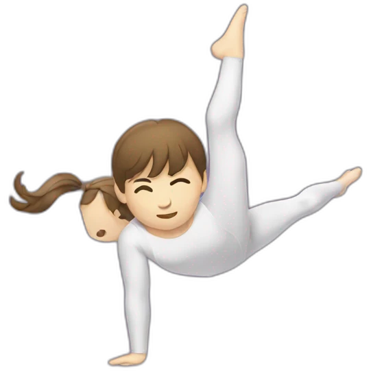 gymnastic-roll emoji