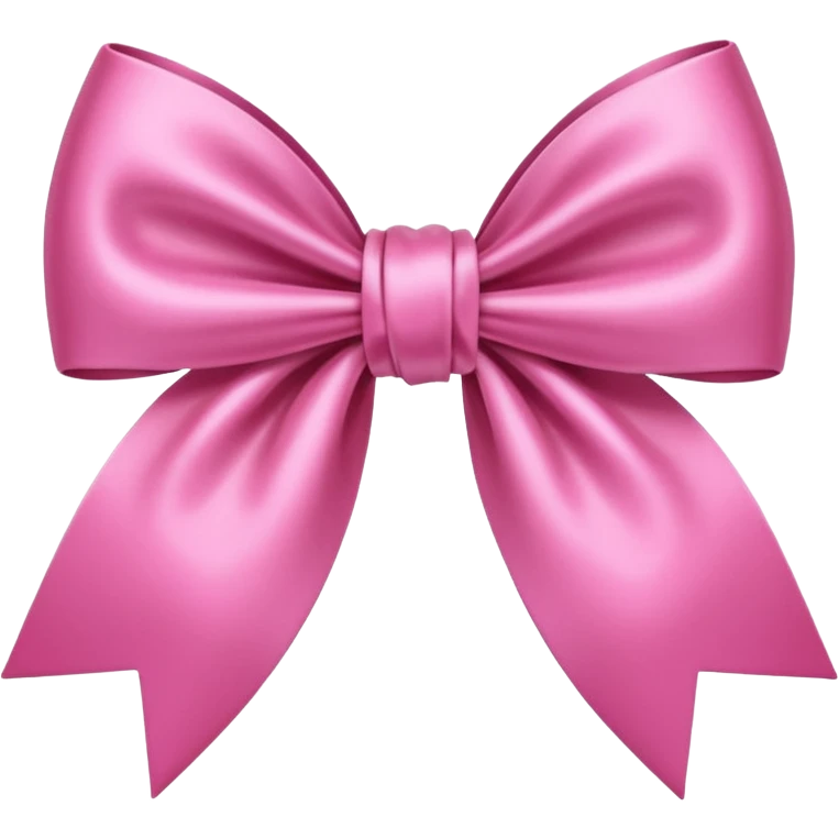 Pink bow emoji