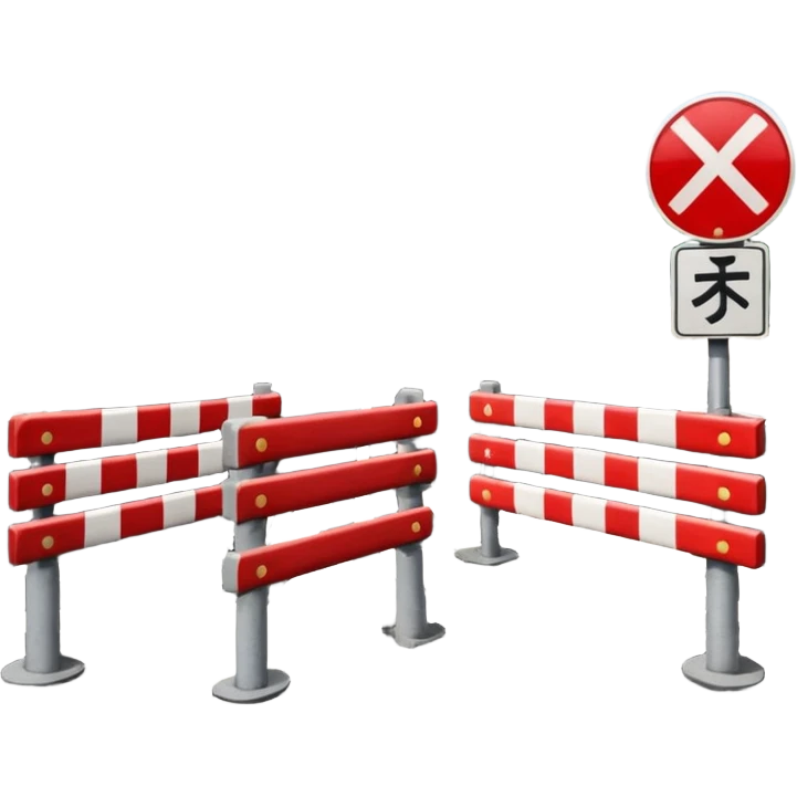 Railroad crossing japan emoji