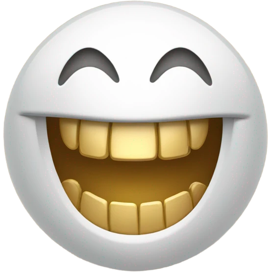 Emoji with gold teeth  emoji