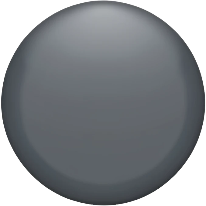 Gray circle emoji