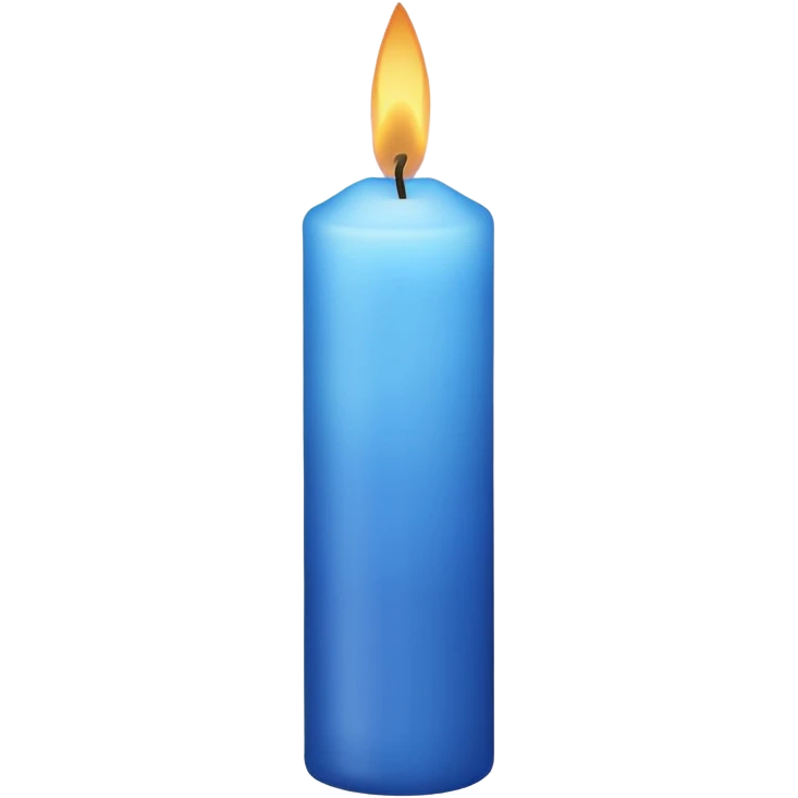 blue candle emoji