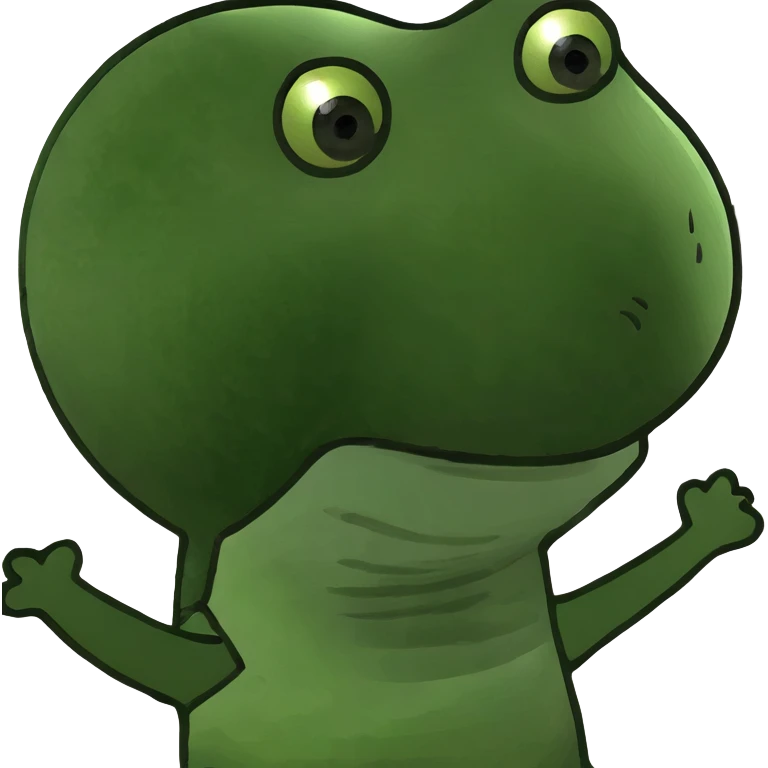 bobblehead, playful pose, round head, minimal details emoji