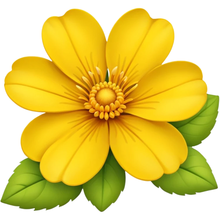 Yellow flower emoji