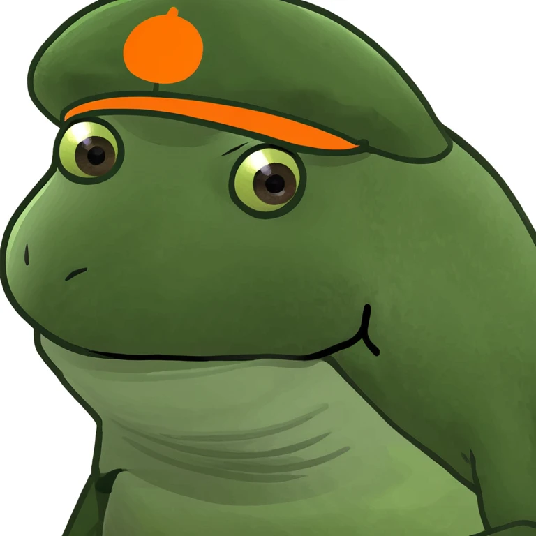 bufo with orange cap emoji