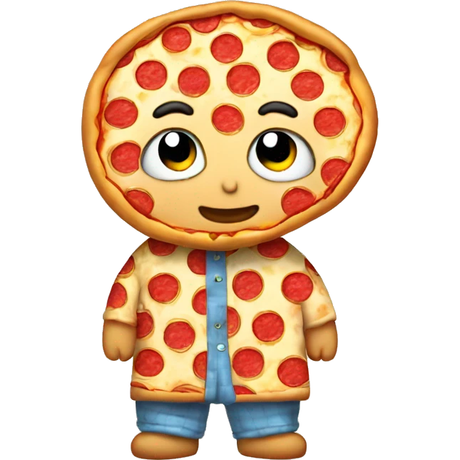 pizza in pajama emoji