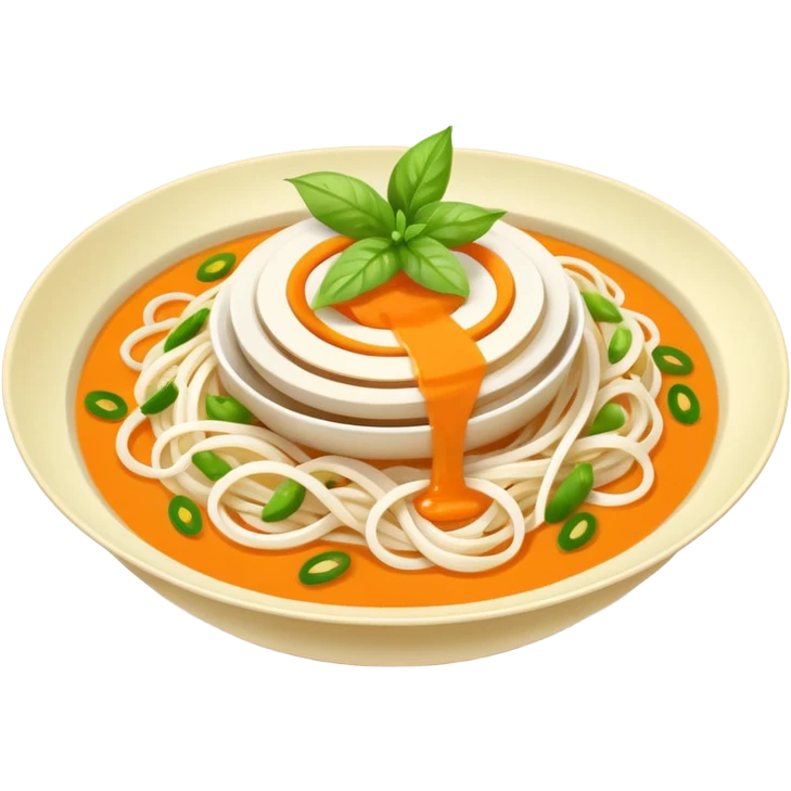 Khmer Noodle Num Banh Jok  emoji