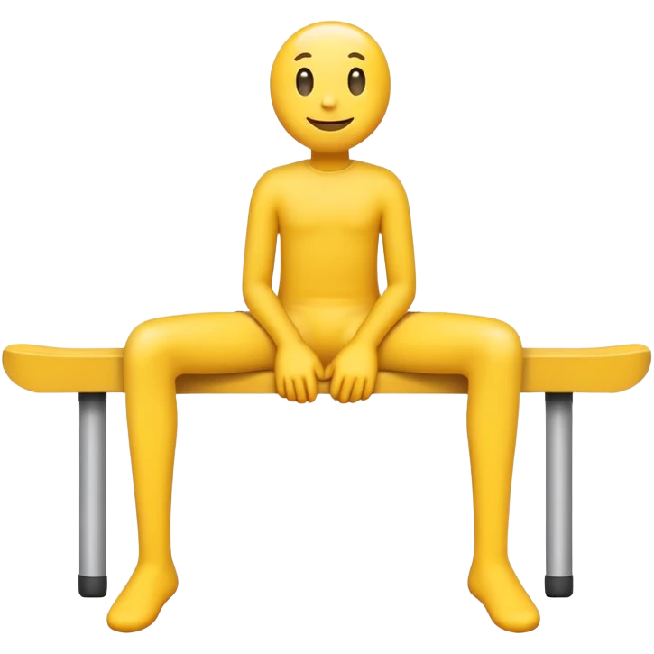 emoji waiting with legs emoji