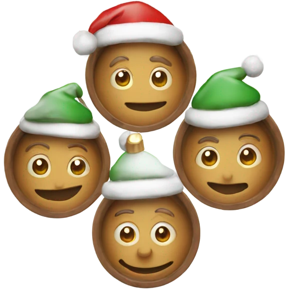 Christmas three with bowls  emoji