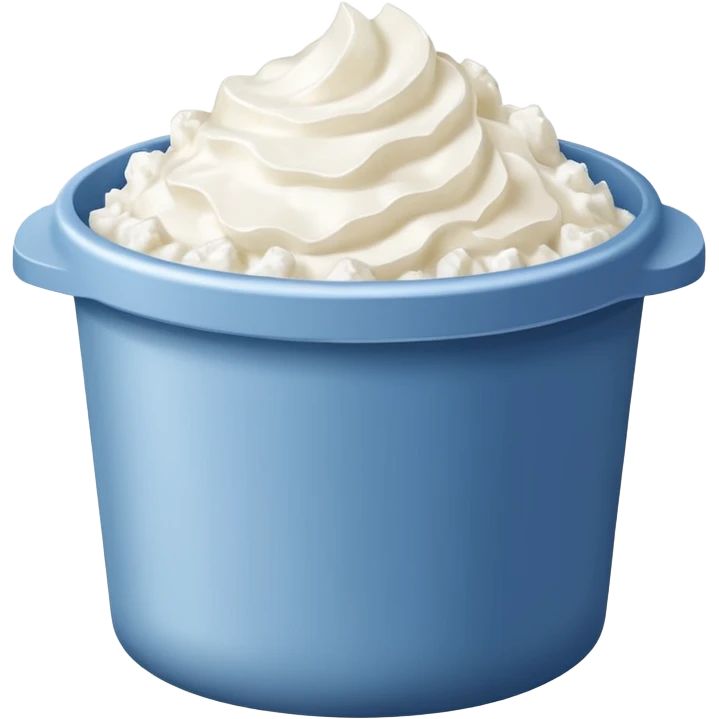 a pack of cottage cheese emoji