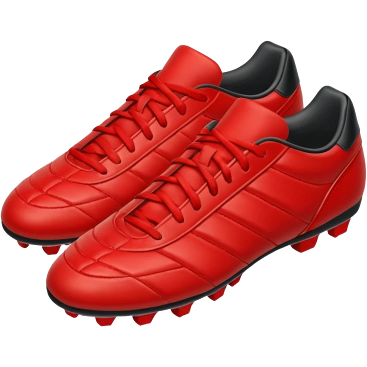 soccer shoes red emoji