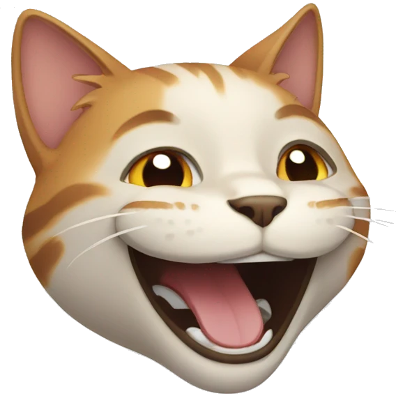Cat laugh emoji