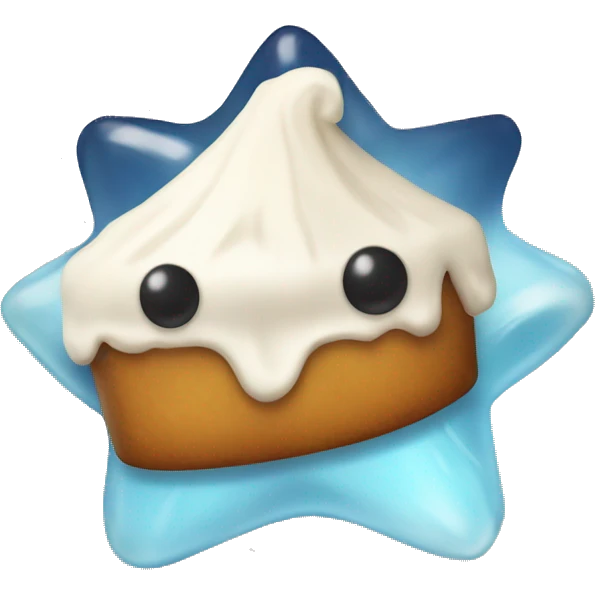 cinnammon star ice cre emoji