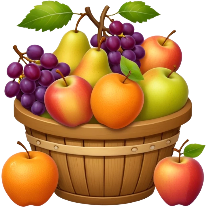 corbeille fruits emoji