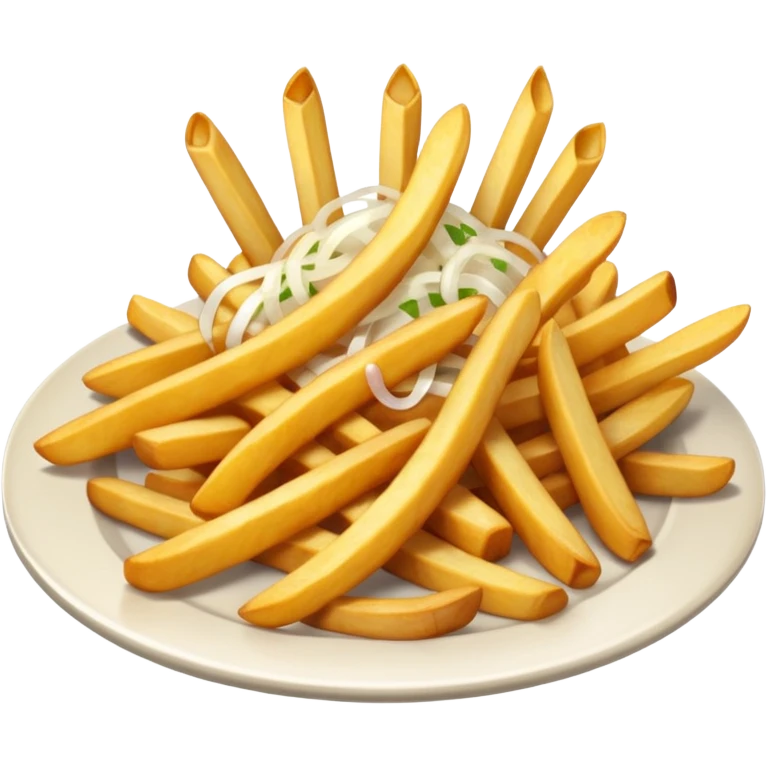 Fries with onions emoji