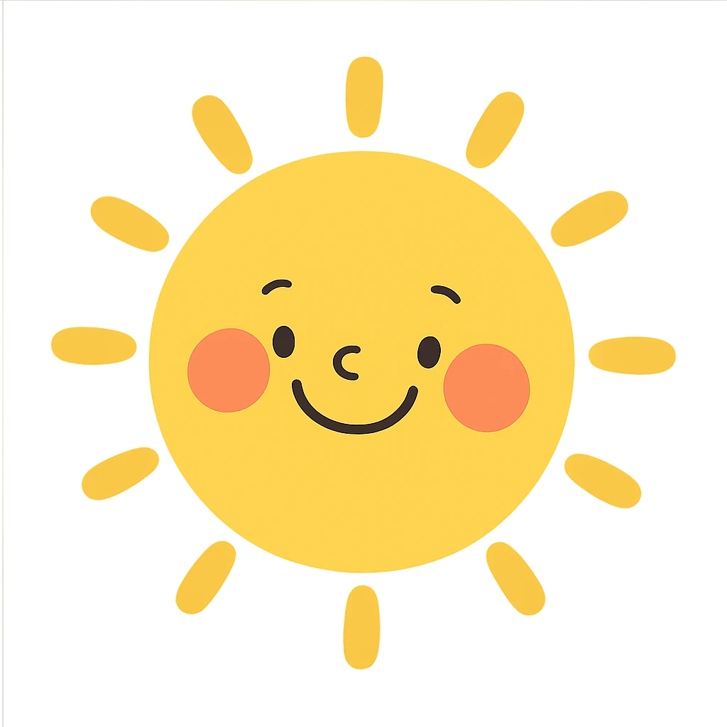 smiling sun emoji