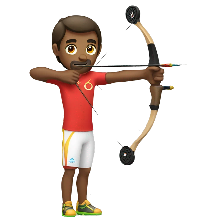 olympics archery man emoji
