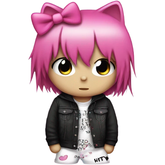emo hello kitty emoji