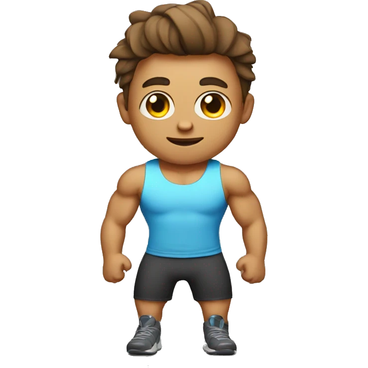 oun lad at the gym emoji
