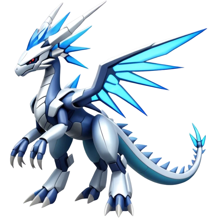  Cool Edgy Shiny Futuristic Ethereal Legendary Dialga-Digimon-Palkia-hybrid full body emoji
