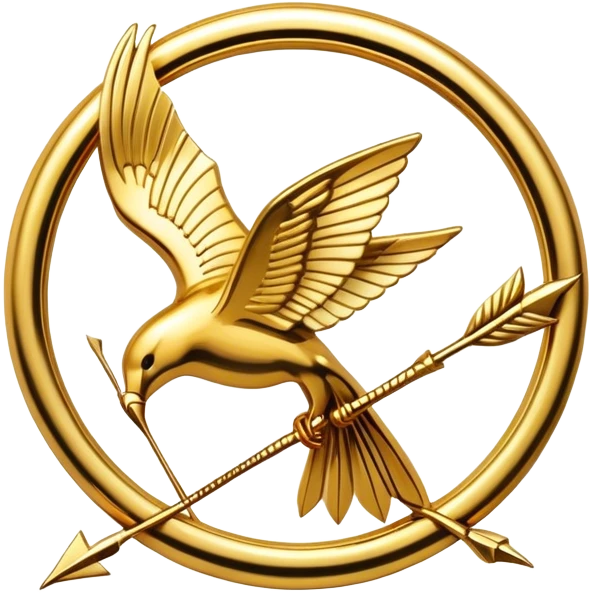 Mockingjay pin emoji