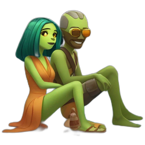 Shiev palatine on holiday with Hera syndulla emoji