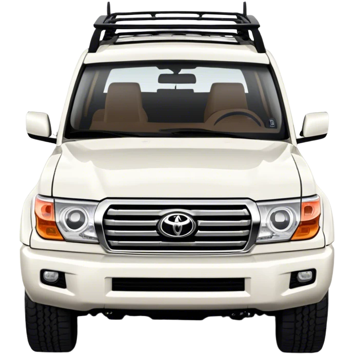 Toyota Land Cruiser - Toyota (Model Year: 2021) (Iconic colour: White) emoji