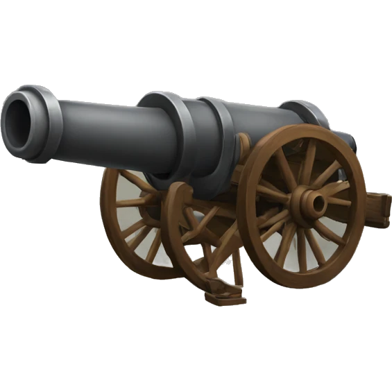 Cannon-shoot emoji